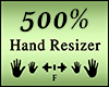 Hands Resizer