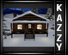 }KS{ Winter Log Cabin