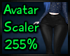 255% Avatar Scaler