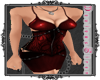 'DS Red Tattered Dress
