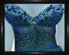 Blue Mermaid Gown