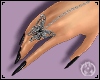 Butterfly Black Nails