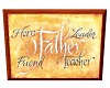 Zha! Father Plaque