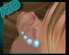 ATD*Blue pearl earrings