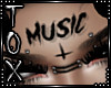 MUSIC FACE TATT/PIERCING