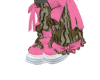 Camo Pink Bow Boots