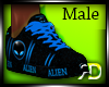 Alien  Blue Shoe
