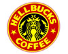 Hellbucks Coffee Tee wh