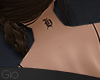 [G] H Neck Tattoo Women