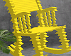 金 Glitch Chair Yellow