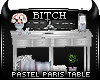 !B Pastel Paris Side Tbl