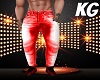 *KG*Red pants manchada