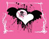 rug emo pink heart