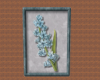 {S} Blue Floral Hanging