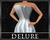 ~D~ Ruffle Dress Silver
