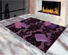 purple friend rug