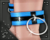 !S Anklets Cuff Blue