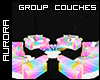 A| Rainbow Group Couches