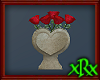 Heart Vase Roses