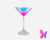 Pink blue glowtini
