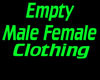 Empty  Clothing M-F