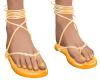 Ginny Orange Sandals