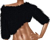 Black Fur Sweater