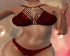 Red Print Bikini