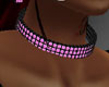 [J] Pink diamond collar