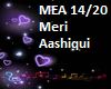 MEA 14/20 Meri Aashiqui