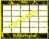 yellow shining stampcard