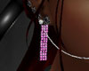 [J] Pink diamond earring