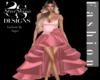4532 Pink silk Gown
