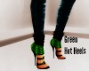 *S* Green Hot Heels