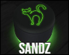 S. Halloween Neon Stool