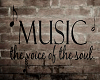 {T} Music Wall Quote