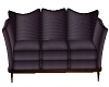 Purple Striped Sofa