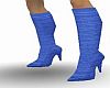 blue womans boots