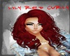 Lily Red Curly