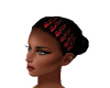 Red-Black Hair Clips