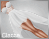C white sparkle gown