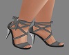 !R! Lace Wrap Heel Gray