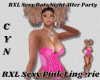 RXL Sexy Pink Lingerie