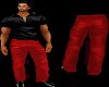 Sal's Red Leather Pants
