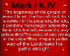 Mark 1 | KJV
