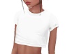 White Crop T Shirt