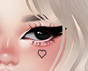 Heart Face Tattoo