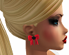 Earrings Bow & Rose