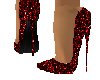 red shimmer shoes