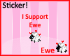 e` Support Sticker